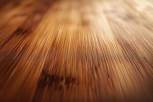 Abstract close-up of a smooth wooden surface, showcasing rich texture and warm tones. photo