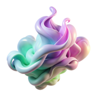 vibrant rustic Delicate wisps of smoke in pastel hues of pink, lavender, and mint green, swirling and intertwining against a dark backdrop, illuminated by a warm, ambient light high quality png