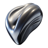 vibrant minimalist A single, bold brushstroke of metallic silver paint on a black canvas, illuminated by a sharp, directional light professional png