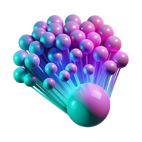 serene vintage An abstract representation of data flow, visualized as streams of light particles in shades of cyan and magenta, illuminated by a pulsating, rhythmic light original png