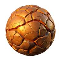 stunning creative A close-up view of a textured surface resembling cracked earth, in shades of ochre and burnt sienna, illuminated by a warm, low-angle light original png