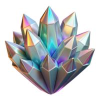 stunning vintage A microscopic view of crystal formations, with intricate patterns and facets, in shades of clear and iridescent, illuminated by a polarized light exclusive png