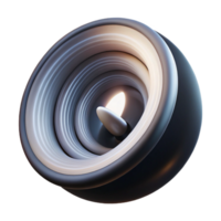 vibrant classic An abstract representation of time, visualized as a spiral of light trails, fading from bright white to deep black, illuminated by a soft, ambient light high resolution png