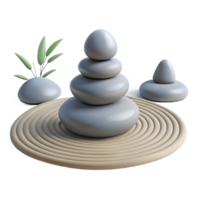 magnificent classic A group of pebbles arranged in a zen garden, minimalist photography, calming and serene high quality png