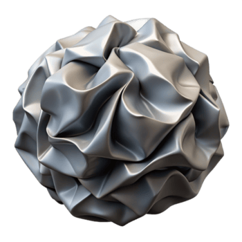 prachtig rustiek een detailopname visie van een getextureerde oppervlakte lijkt op verfrommeld papier, in tinten van grijs en wit, verlichte door een wreed, directioneel licht premie png