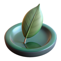 wonderful traditional A single leaf floating on a still pond, minimalist photography, reflective surface high quality png