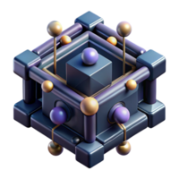 extraordinary contemporary A quantum computer processing data, complex geometric shapes, dark background with subtle lighting, abstract art style detailed png