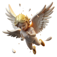 dramatic artistic A winged Icarus falling from the sky, feathers scattered, sunlight reflecting off the melting wax, Pre-Raphaelite style original png