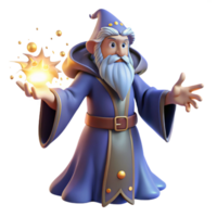 vibrant abstract A wise old wizard casting a spell in a mystical forest, surrounded by swirling particles of magic, illuminated by an ethereal glow. Digital painting style 4K png