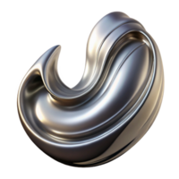 wonderful artistic A single brushstroke of metallic paint, dynamic movement, abstract expressionism, studio lighting genuine png