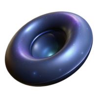 dramatic abstract A digital rendering of a black hole, astrophysics visualization, dark background high quality png