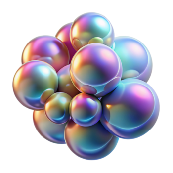 magnificent rustic A cluster of floating bubbles, iridescent colors, macro photography, soft lighting high resolution png