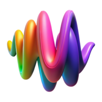 serene rustic A digital representation of sound waves, vibrant colors, dynamic movement premium png