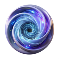 elegant traditional A swirling vortex of light particles, futuristic technology, dark background authentic png