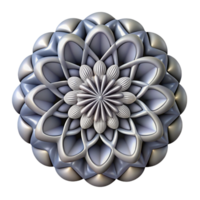 magnífico contemporâneo uma digital Renderização do uma fractal padrão, matemático arte, monocromático paleta original png