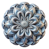 lindo artístico uma digital Renderização do uma fractal padrão, matemático arte, monocromático paleta exclusivo png