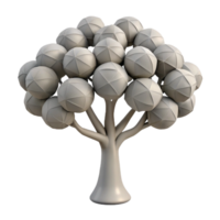 magnificent rustic A digital rendering of a fractal tree, mathematical art, monochrome palette authentic png