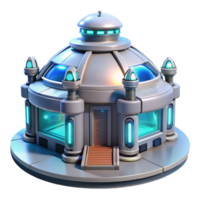 elegant rustic A futuristic research facility with glowing lights and clean lines, sterile atmosphere, sci-fi style, wide angle lens professional png