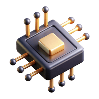 mooi rustiek een single microchip emitting binair code net zo balken van licht, donker achtergrond met volumetrisch verlichting, abstract stijl professioneel png