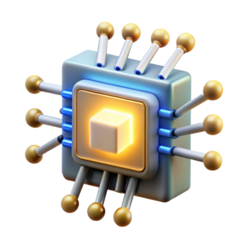 levendig rustiek een single microchip emitting binair code net zo balken van licht, donker achtergrond met volumetrisch verlichting, abstract stijl premie png