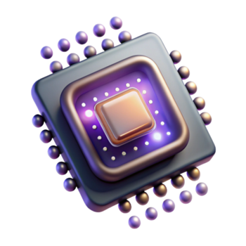 buitengewoon minimalistische een single microchip drijvend in een donker leegte, uitstralend binair code net zo etherisch licht, surrealistische stijl oprecht png