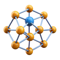 magnificent abstract A network of interconnected nodes pulsating with energy, complex geometric patterns, dark background, data visualization style 4K png