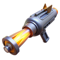 magnificent minimalist A futuristic weapon firing a beam of energy, bright flash of light, science fiction style authentic png