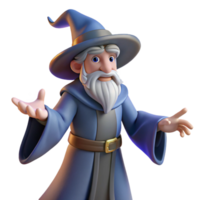 vibrant rustic A wise old wizard casting a protective spell, soft magical lighting, Studio Ghibli style original png