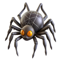 impressive minimalist A creepy spider spinning a web, dimly lit, realistic style high resolution png