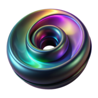 elegant traditional A swirling vortex of iridescent oil slick colors on a black canvas, illuminated by a single, sharp spotlight from above 4K png