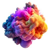 elegant traditional A swirling mass of colorful smoke, illuminated by a strobe light, creating a sense of motion and energy high quality png