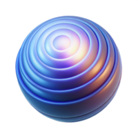 stunning modern A single, luminous orb emitting waves of energy, visualized as concentric circles, under a soft, ambient glow exclusive png