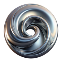 stunning contemporary A swirling vortex of liquid metal, chrome and silver, illuminated by a single, sharp spotlight from below exclusive png