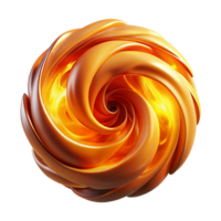beautiful contemporary A swirling vortex of liquid fire, emitting intense heat and light, with a dynamic composition and a dramatic atmosphere genuine png