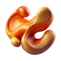 wonderful abstract An abstract representation of the human body, using flowing curves and organic shapes, with a warm, sensual palette and a figurative style 4K png