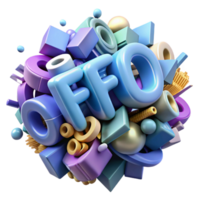 stunning vintage A chaotic explosion of fragmented text, representing the flow of information, with a dynamic composition and a futuristic style premium png