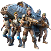 extraordinary traditional A group of space pirates, armed with laser pistols and wearing tattered clothing, boarding a derelict spaceship. Gritty, realistic style high quality png