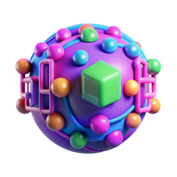 dramatisch traditionell ein abstrakt Darstellung von das Digital Welt, mit binär Code und pixelig Bilder, mit ein beschwingt, Neon- Farbe Palette und ein Cyberpunk ästhetisch detailliert png