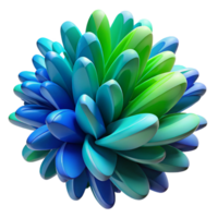 dramatic artistic A chaotic arrangement of overlapping brushstrokes in shades of blue and green, illuminated by a warm, diffused light, abstract impressionism, genuine png