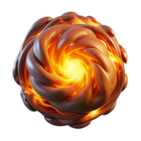 serene minimalist A swirling vortex of smoke and fire, illuminated by a fiery, orange light, apocalyptic style, exclusive png