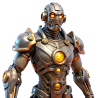 wonderful vintage A steampunk cyborg with intricate mechanical limbs and glowing eyes, dramatic backlighting, cyberpunk style high resolution png