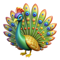 elegant rustic A colorful peacock displaying its magnificent tail feathers, intricate details, vibrant colors, art nouveau style premium png