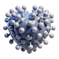 stunning classic A swarm of nanobots forming a human heart, pulsating with a soft white glow, medical illustration style 4K png