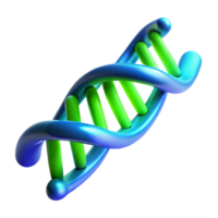 serene classic An abstract representation of a DNA helix, composed of glowing strands of blue and green, under a dark, mysterious lighting high resolution png