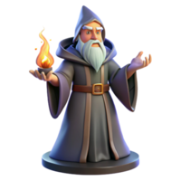 serene minimalist A wise old wizard casting a spell in his tower, lit by magical runes. Gothic style exclusive png