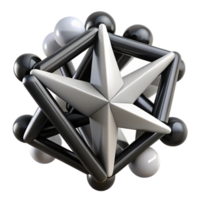 stunning minimalist A dynamic composition of intersecting planes and lines, in shades of black and white, creating a sense of depth and movement original png