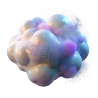 magnificent traditional A cloud of iridescent dust particles, swirling and dancing in a beam of light, ethereal and magical high resolution png