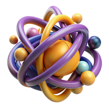 sereno creativo un' dinamico composizione di intersecano Linee e curve, la creazione di un' senso di movimento e energia, astratto espressionismo dettagliato png