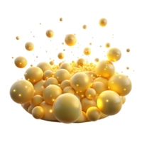 wonderful classic A field of randomly scattered, glowing particles, resembling fireflies, magical and enchanting high quality png