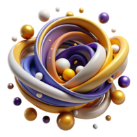 extraordinary contemporary A dynamic composition of swirling lines and dots, creating a sense of chaos and energy, abstract expressionism exclusive png